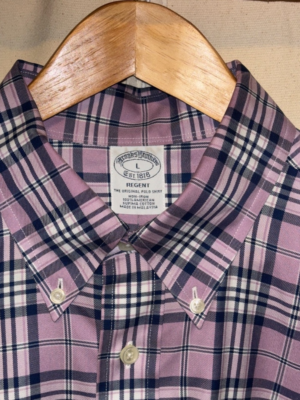 Men's Brooks Brothers Button-down Long-sleeve Large Shirts (Bundle of 5) - Picture 4 of 16